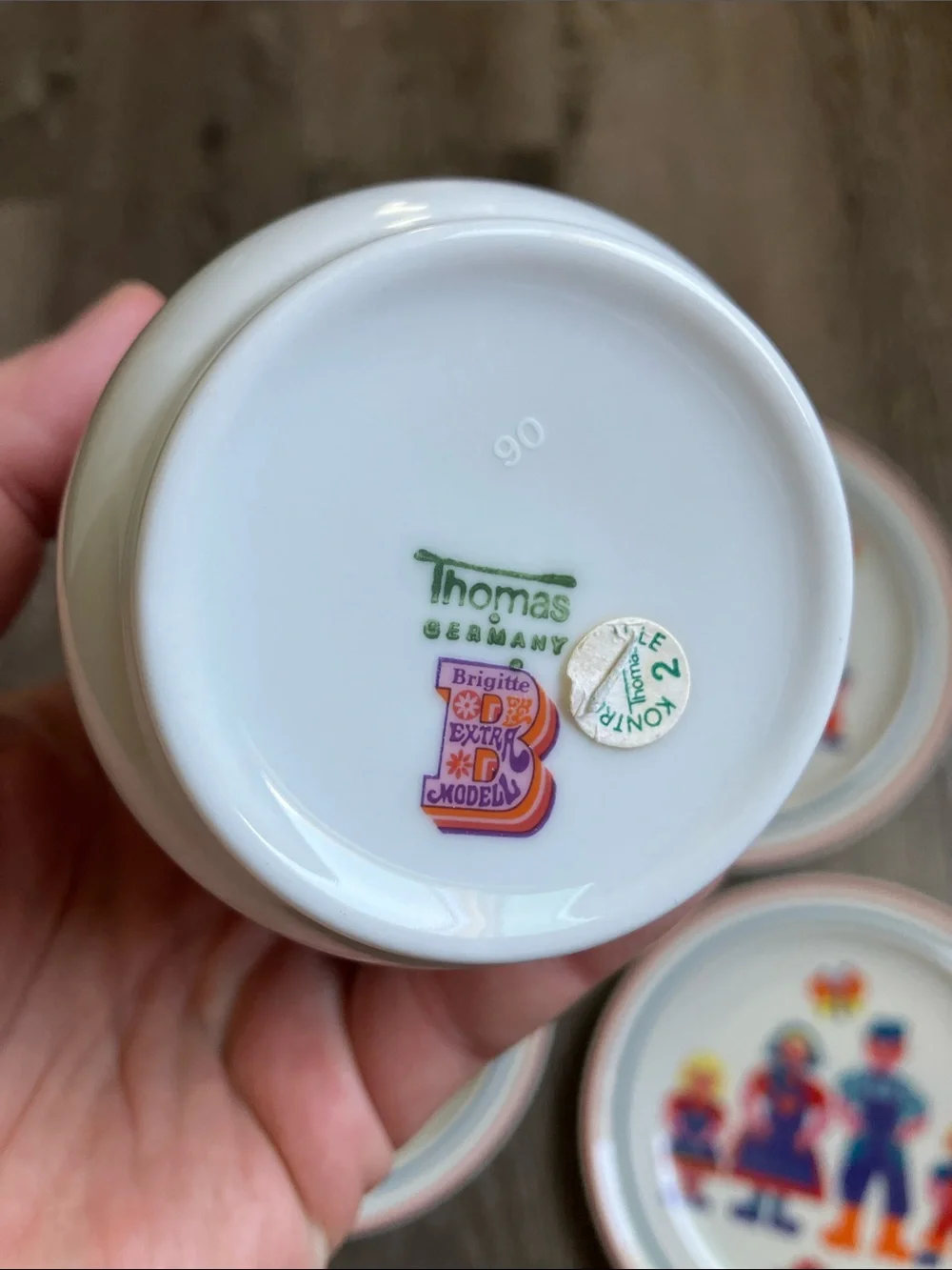 vintage porcelain Thomas Germany 'Brigitte'